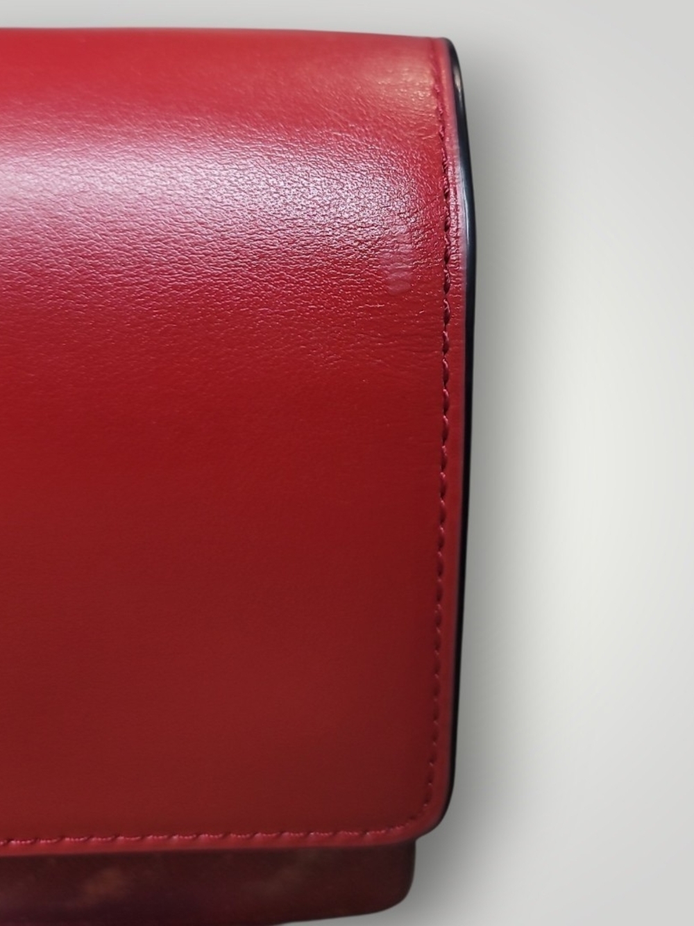 COACH Turner Flap Crossbody Red Calf Leather Bag Excellent Condition - Picture 4 of 16